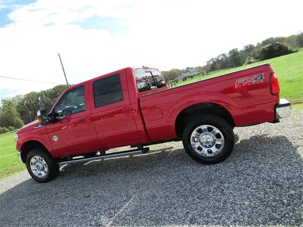 2015 FORD F250 SUPER DUTY LARIAT, Red APPLY ONLINE->... for sale in Summerfield, TN – photo 2