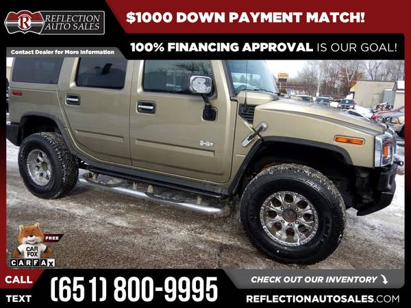 2005 Hummer H2 H 2 H-2 SUV FOR ONLY 267/mo! - - by for sale in Oakdale, MN