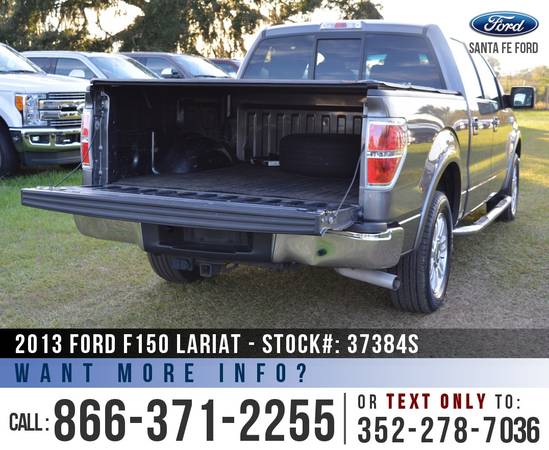 *** 2013 Ford F150 Lariat *** SYNC - Leather Seats - Flex Fuel Engine for sale in Alachua, FL – photo 19