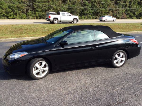 2008 Toyota Solara SLE Convertible Black Great condition - cars &... for sale in Myrtle Beach, SC – photo 8