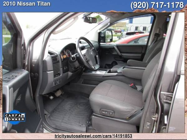 2010 NISSAN TITAN SE 4X4 4DR CREW CAB SWB PICKUP Family owned since for sale in MENASHA, WI – photo 10