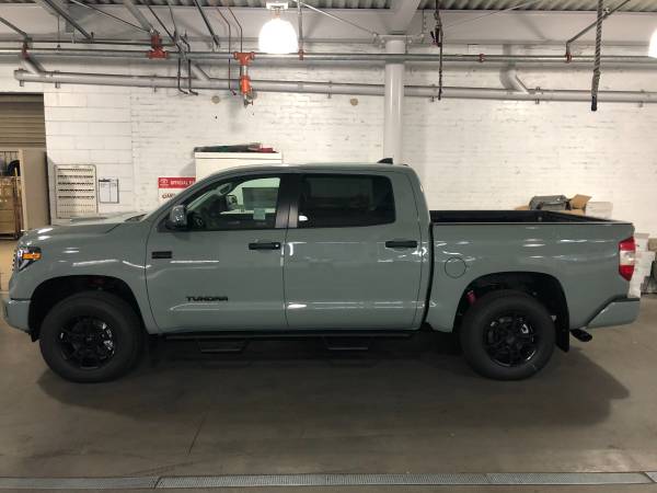 New 2021 Trd Pro Tundra 4wd Crewmax 4x4 5.7L V8 *Lunar Rock* - cars... for sale in Burlingame, CA – photo 3