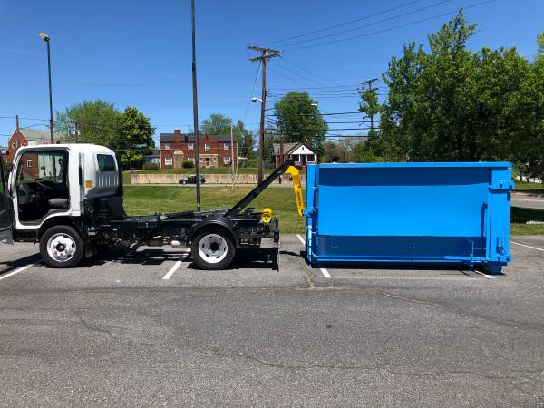 2020 Isuzu NPR HD Gas Palfinger Hooklift with 15yd box - cars & for sale in Capitol Heights, District Of Columbia – photo 2