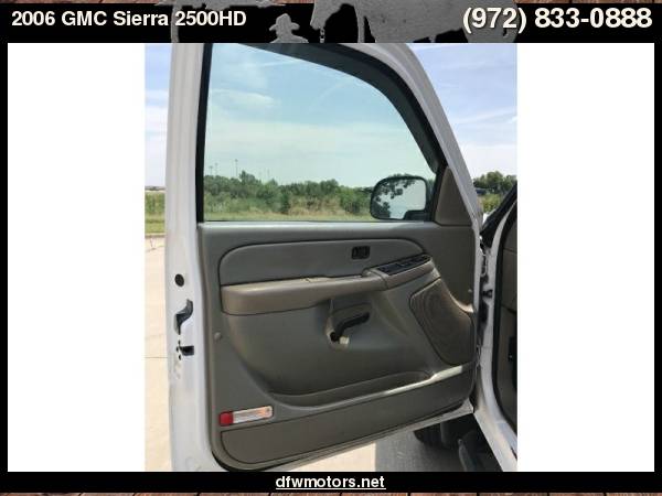 2006 GMC Sierra 2500HD 4WD SLE1 Ext Cab 143.5" WB for sale in Lewisville, TX – photo 11