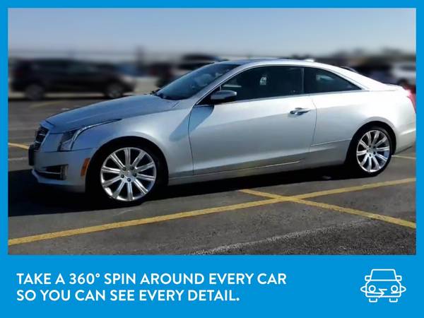 2016 Caddy Cadillac ATS 2 0L Turbo Luxury Coupe 2D coupe Silver for sale in Wayzata, MN – photo 3