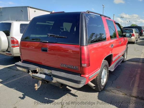1997 Chevrolet Tahoe 1500 4dr 4WD Red - - by for sale in Woodbridge, District Of Columbia – photo 4