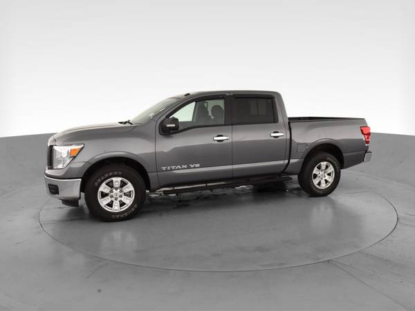 2019 Nissan Titan Crew Cab SV Pickup 4D 5 1/2 ft pickup Gray -... for sale in Albuquerque, NM – photo 4