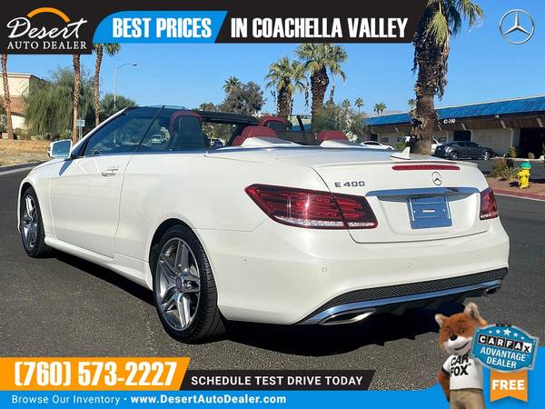 2017 Mercedes-Benz E 400 16,000 miles LIKE NEW 1 OWNER Convertible w... for sale in Palm Desert , CA – photo 5