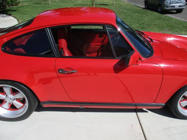 1985 Porsche Red/Red No Sunroof US Carrera Coupe for sale in Sacramento, IL – photo 19