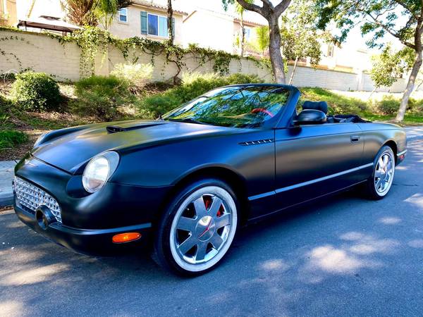 2003 FORD THUNDERBIRD DELUXE CONVERTIBLE, RED INTERIOR, SRT8 - cars... for sale in San Diego, CA – photo 3