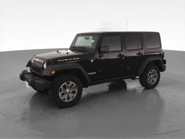 2013 Jeep Wrangler Unlimited Rubicon Sport Utility 4D suv Black for sale in Point Edward, MI – photo 3