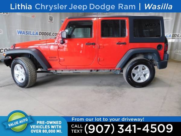 2015 Jeep Wrangler Unlimited 4WD 4dr Sport - - by for sale in Wasilla, AK – photo 4
