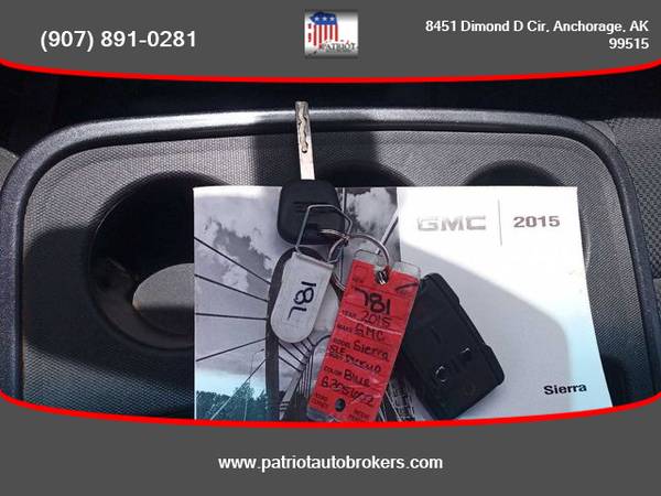 2015/GMC/Sierra 1500 Crew Cab/4WD - PATRIOT AUTO BROKERS for sale in Anchorage, AK – photo 8