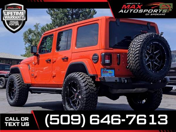 $743/mo - 2020 Jeep Wrangler Unlimited MAXED OUT SAHARA - LIFETIME... for sale in Spokane, ID – photo 8