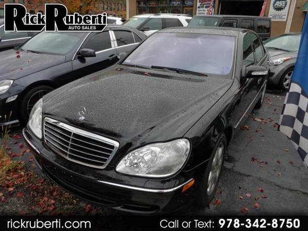 2004 Mercedes-Benz S-Class 4dr Sdn 4.3L 4MATIC - cars & trucks - by... for sale in Fitchburg, MA