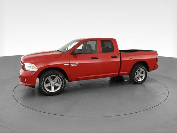 2017 Ram 1500 Quad Cab Tradesman Pickup 4D 6 1/3 ft pickup Red - -... for sale in Rockford, IL – photo 4