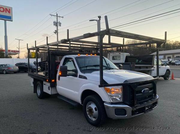 2015 Ford F-350 F350 F 350 Super Duty XLT 2wd FLATBED rack truck for sale in south amboy, NJ – photo 3