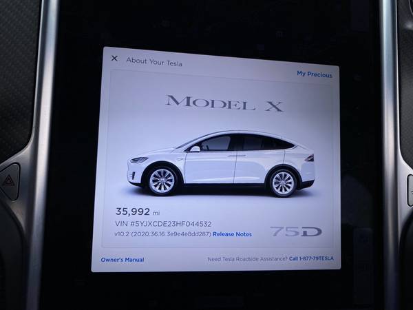 2017 Tesla Model X 75D Sport Utility 4D suv White - FINANCE ONLINE -... for sale in Atlanta, CA – photo 18