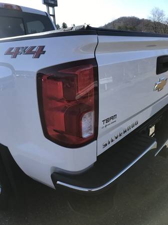 2018 Chevy Chevrolet Silverado 1500 LTZ pickup White - cars & trucks... for sale in Boone, NC – photo 8