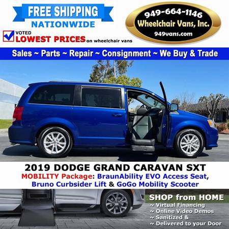 2019 Dodge Grand Caravan SXT Wheelchair Van Mobility Package Conver for sale in Laguna Hills, CA – photo 6