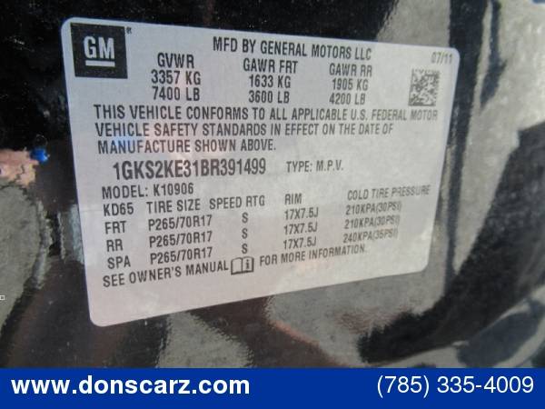 2011 GMC Yukon XL 4WD 4dr 1500 SLT for sale in Topeka, KS – photo 22