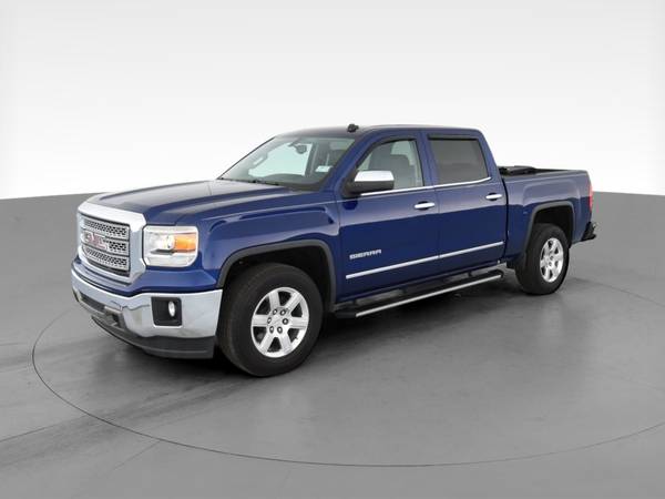 2014 GMC Sierra 1500 Crew Cab SLT Pickup 4D 5 3/4 ft pickup Blue - -... for sale in New Haven, CT – photo 3