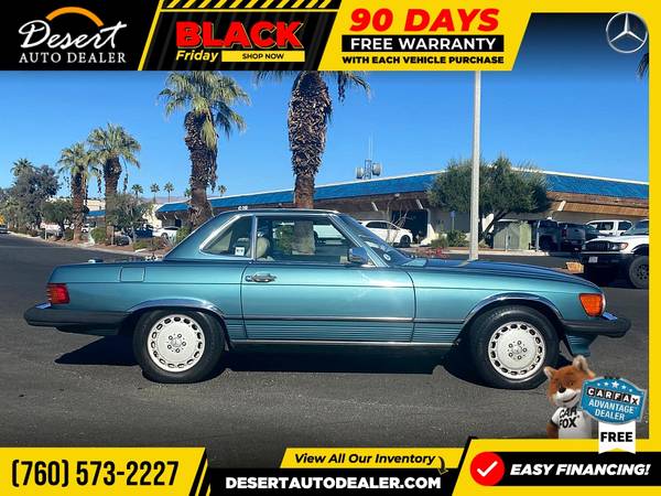 1989 Mercedes-Benz 560 Series 89,000 miles 560SL Convertible at... for sale in Palm Desert , CA – photo 5