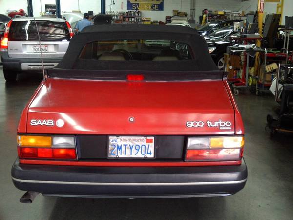1989 SAAB 900 CONVERTABLE - - by dealer - vehicle for sale in HARBOR CITY, CA – photo 5