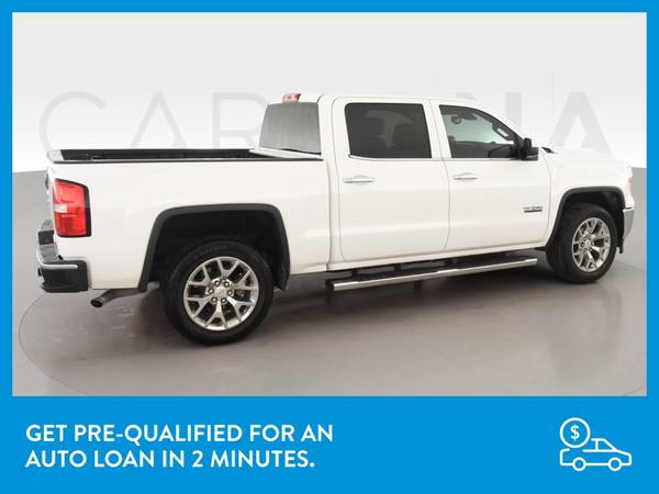 2015 GMC Sierra 1500 Crew Cab SLT Pickup 4D 5 3/4 ft pickup White for sale in Lewisville, TX – photo 9