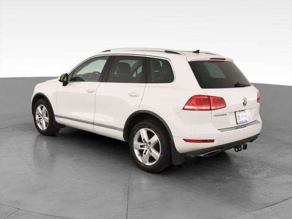 2013 VW Volkswagen Touareg TDI Lux Sport Utility 4D suv White - -... for sale in Long Beach, CA – photo 7