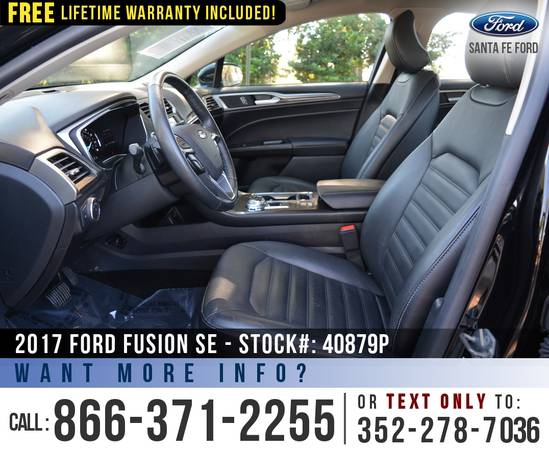 *** 2017 FORD FUSION SE *** Backup Camera - Ecoboost - Bluetooth -... for sale in Alachua, FL – photo 14