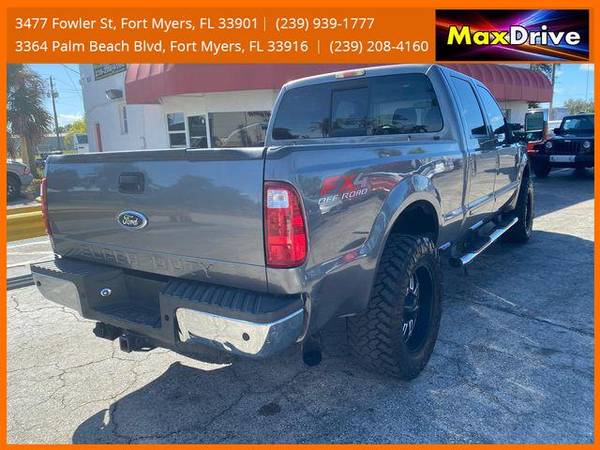 2010 Ford F250 Super Duty Crew Cab Lariat Pickup 4D 6 3/4 ft - cars for sale in Fort Myers, FL – photo 3