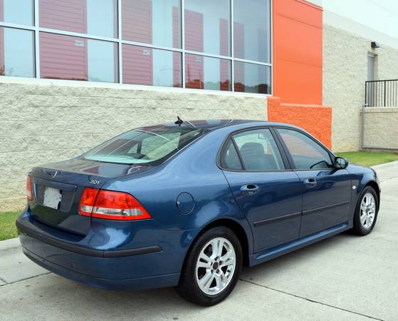 Fusion Blue 2007 Saab 9-3 ARC - Leather - Moonroof - 95k Miles for sale in Raleigh, NC – photo 3