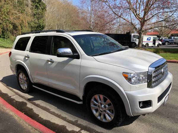 2013 Toyota Sequoia Platinum 4WD - Navi, DVD, Loaded, Clean title for sale in Kirkland, WA – photo 3