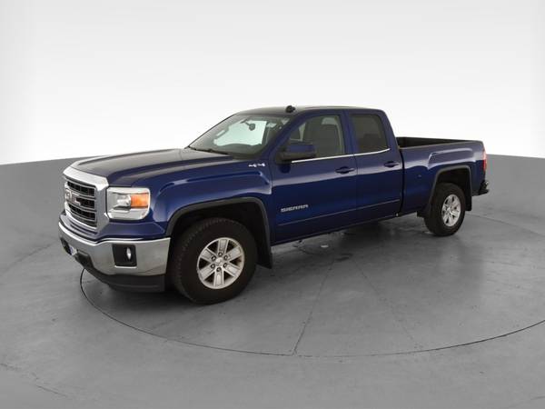 2014 GMC Sierra 1500 Double Cab SLE Pickup 4D 6 1/2 ft pickup Blue -... for sale in Bronx, NY – photo 3