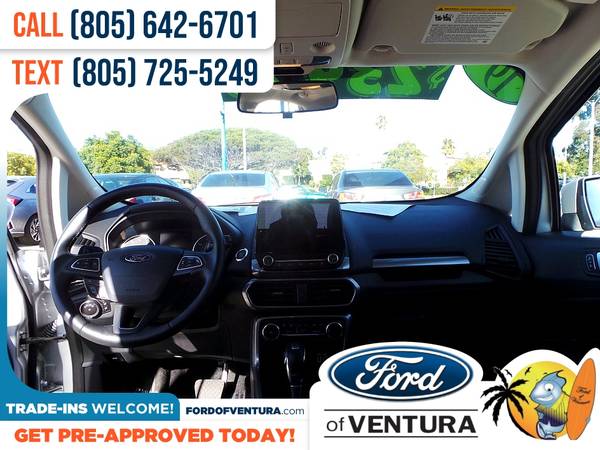 301/mo - 2019 Ford EcoSport SE - - by dealer for sale in Ventura, CA – photo 8