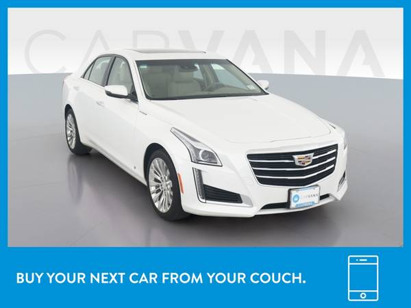 2016 Caddy Cadillac CTS 2 0 Luxury Collection Sedan 4D sedan White for sale in San Diego, CA – photo 12