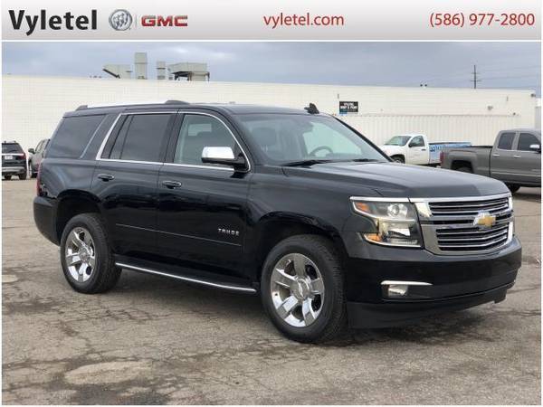 2018 Chevrolet Tahoe SUV 4WD 4dr Premier - Chevrolet Black - cars &... for sale in Sterling Heights, MI