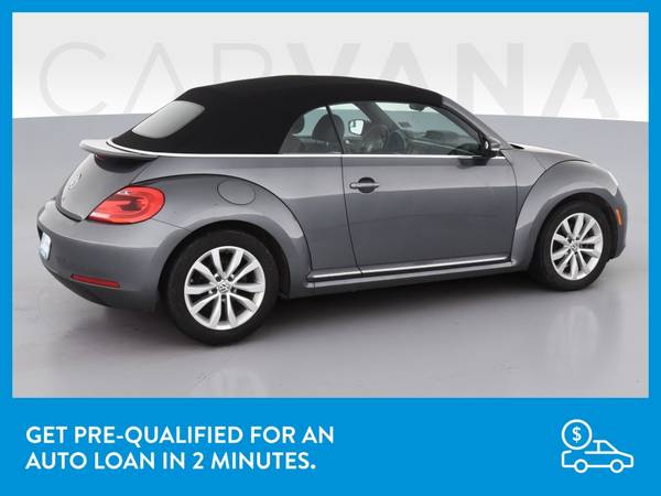 2013 VW Volkswagen Beetle TDI Convertible 2D Convertible Gray for sale in Champlin, MN – photo 9