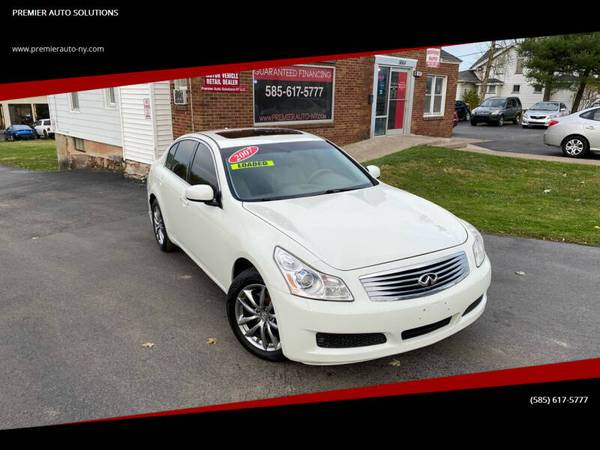 2007 Infiniti G35x AWD White Leather clean... for sale in Spencerport, NY