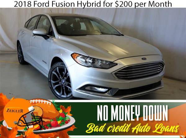 $244/mo 2019 Ford Fusion Hybrid Bad Credit & No Money Down OK - cars... for sale in Chicago, IL – photo 14