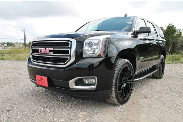 2017 GMC YUKON SLT 4X4 - LOADED - 22s - BLK ON BLK - NAV - LOW... for sale in Liberty Hill, AR – photo 2