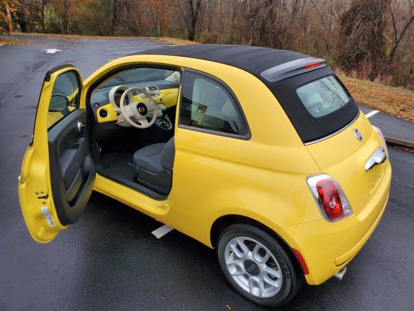 2013 Fiat 500c Convertible - cars & trucks - by dealer - vehicle... for sale in Newton, NC – photo 3