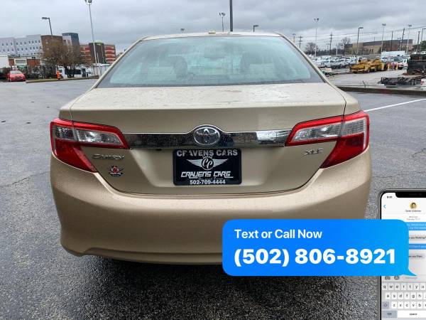 2012 Toyota Camry XLE 4dr Sedan EaSy ApPrOvAl Credit Specialist -... for sale in Louisville, KY – photo 4