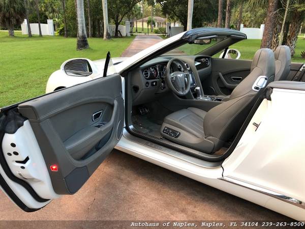 2013 Bentley Continental GT Convertible w/ 23,774 miles! Glacier W -... for sale in Naples, FL – photo 10