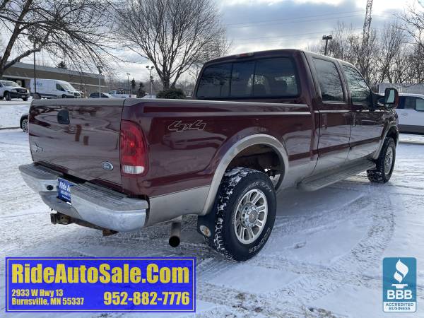 2006 Ford F250 F-250 King Ranch Crew cab 4x4 gas 5 4 V8 leather NICE for sale in Burnsville, MN – photo 5