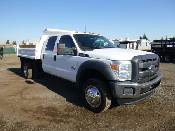 2012 Ford F550 Crew Cab Dump Truck - cars & trucks - by dealer -... for sale in Sacramento, NV – photo 2