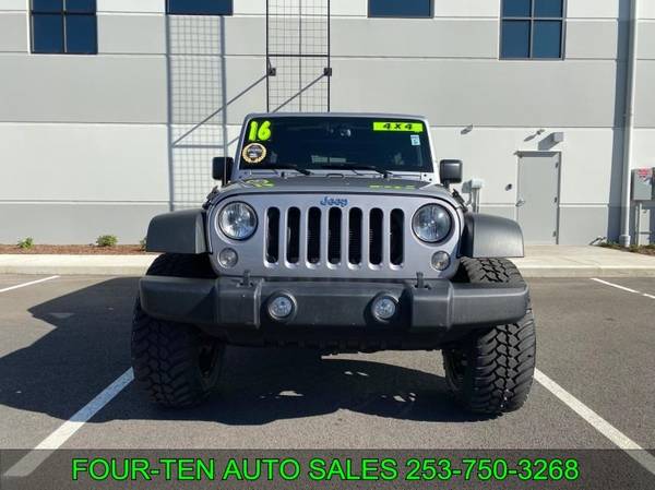 2016 JEEP WRANGLER UNLIMITED 4WD SUV SPORT 4X4 TRUCK *LIFTED, CUSTOM* for sale in Buckley, WA – photo 2