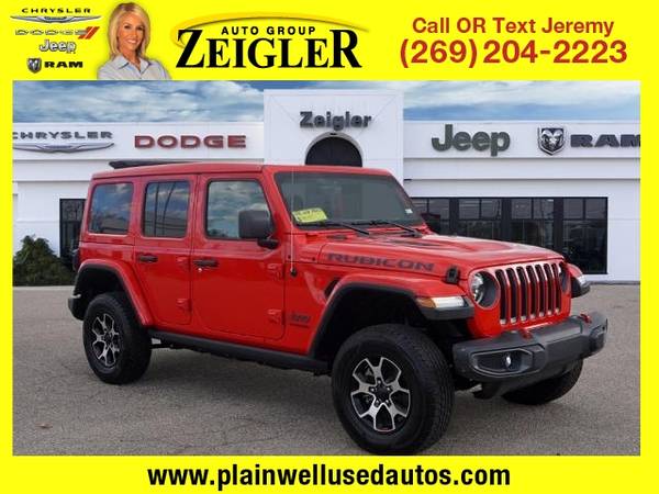 *2020* *Jeep* *Wrangler Unlimited* *Rubicon* - cars & trucks - by... for sale in Plainwell, MI – photo 4