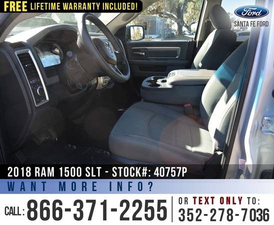 2018 RAM 1500 SLT 4WD Touchscreen - SIRIUS - Bluetooth - cars for sale in Alachua, FL – photo 13